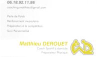 Matthieu DEROUET coaching sportif